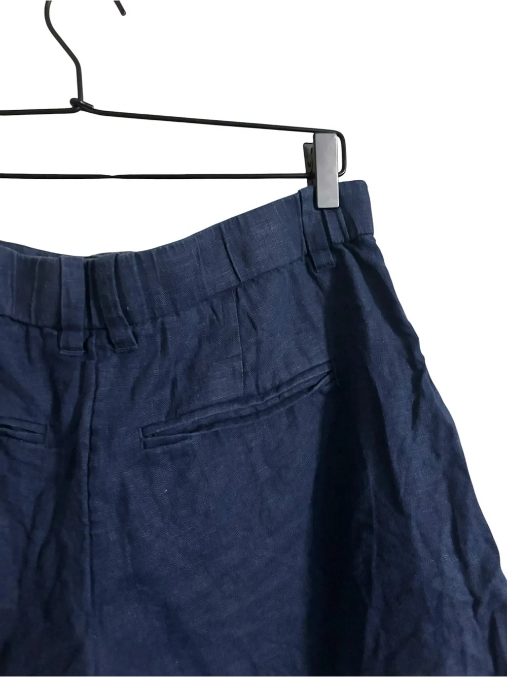 Abercrombie‎ & Fitch Linen Collection Blue Shorts 4” Inseam Size 30
